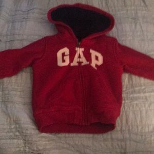 Baby gap hooded zipper sweatshirt jacket boys